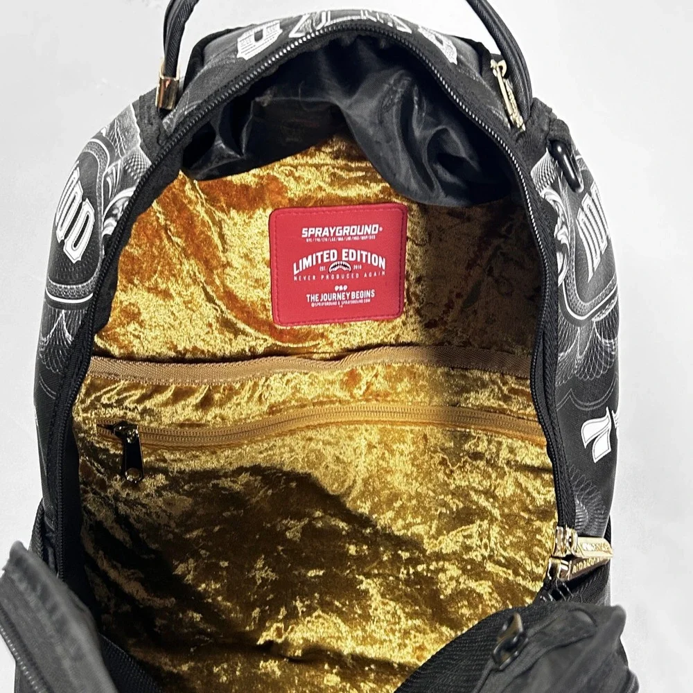 Sprayground x The Godfather Limited Edition Backpack - Rare / Needs Repair